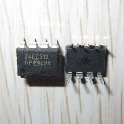 NEW Original 5 PÇS/LOTE 24LC512I/P I2C 24LC512 512K EEPROM Serial Atacado one-stop lista de distribuição