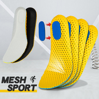 Memory Foam Insoles Sport Support Running Insert Mesh Deodorant Breathable Cushion For Feet Man Women Orthopedic Soles