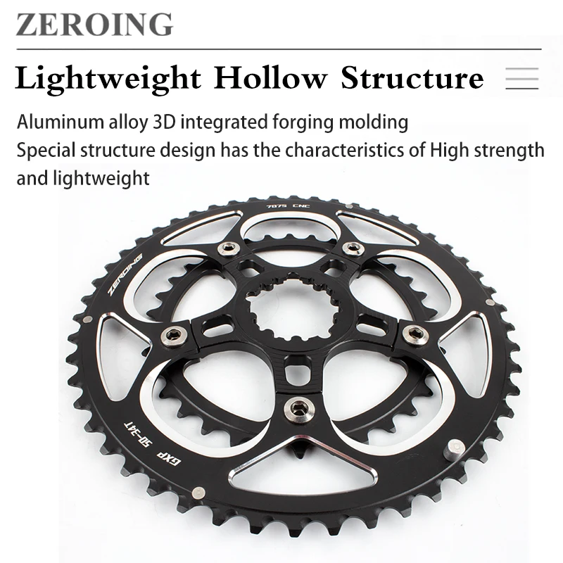 12 Speed double chainring 34T/50T Road bicycle Chainwheel 36T/52T for 9/10/11Speed Folding bike chain ring Cycling Accessories