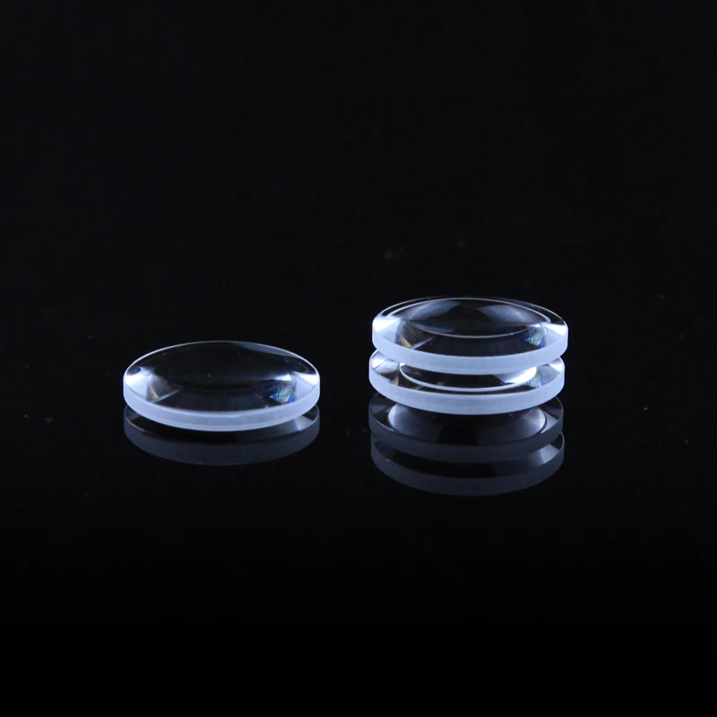 Plano Convex Lens Diameter 15mm , Focal 161mm H-K9L Optical Glass Lenses K9 Focusing Lens Spherical