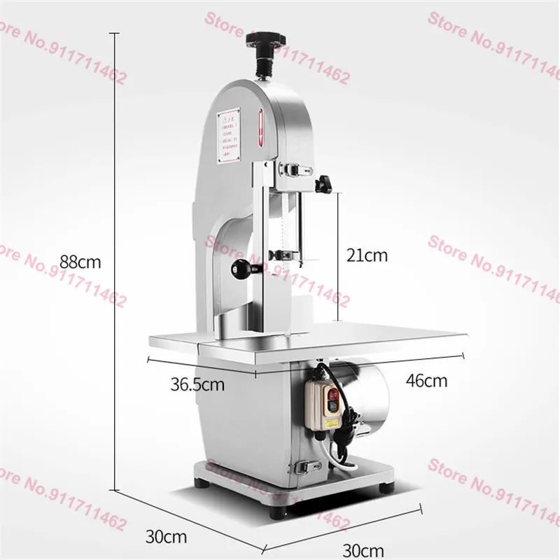 เครื่องเลื่อยกระดูก เครื่องตัดกระดูก เดสก์ท็อป เครื่องตัดกระดูกเชิงพาณิชย์ Trotter สเต็ก อุปกรณ์ตัดเนื้อแช่แข็ง