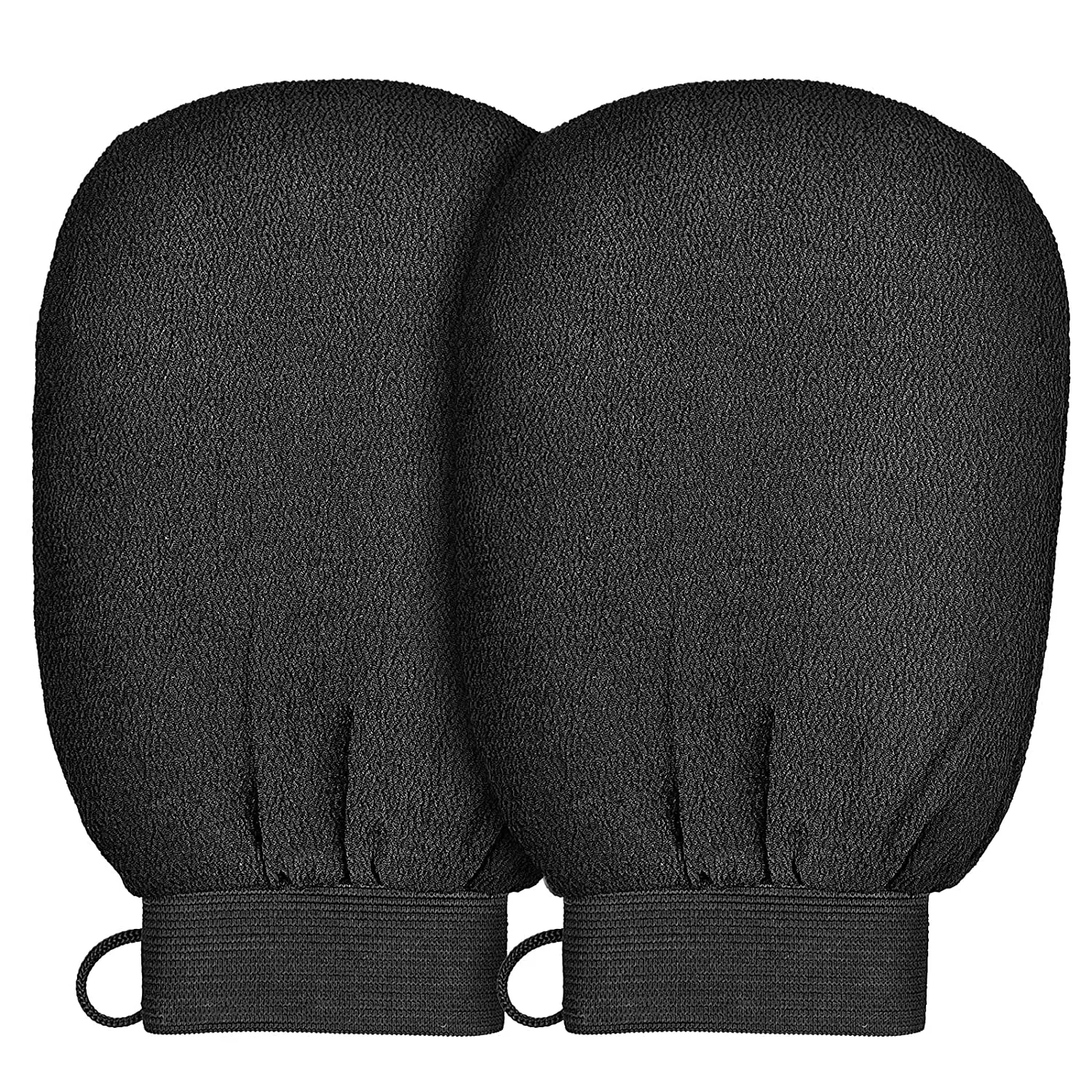 Exfoliating Gloves 2 Pcs, SPA Exfoliator Scrub For Bath Shower Exfoliation Mitt,Dead Skin Remover Mitt For Women Men