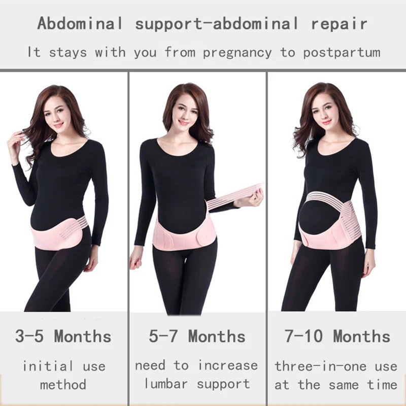 Pregnant Women Belly Bands Support Maternity Belly Belt Waist Care Abdomen Slimming Bandage Protector Pregnant Maternity Clothes