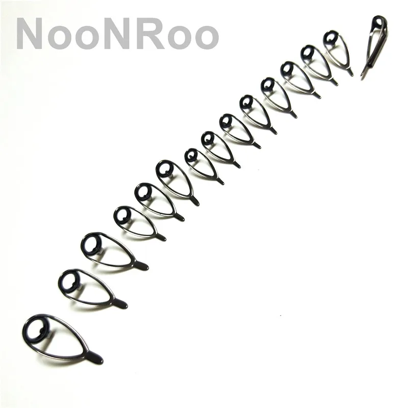 NooNRoo Bream Guide Set   Saltwater Guides  (15pcs/set) Fishing Rod Guide Set DIY Repair guides