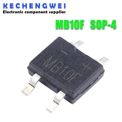 SMD 브리지 스택 정류기, MB10F, MB10, SOP4, 1A, 1000V, 20 개