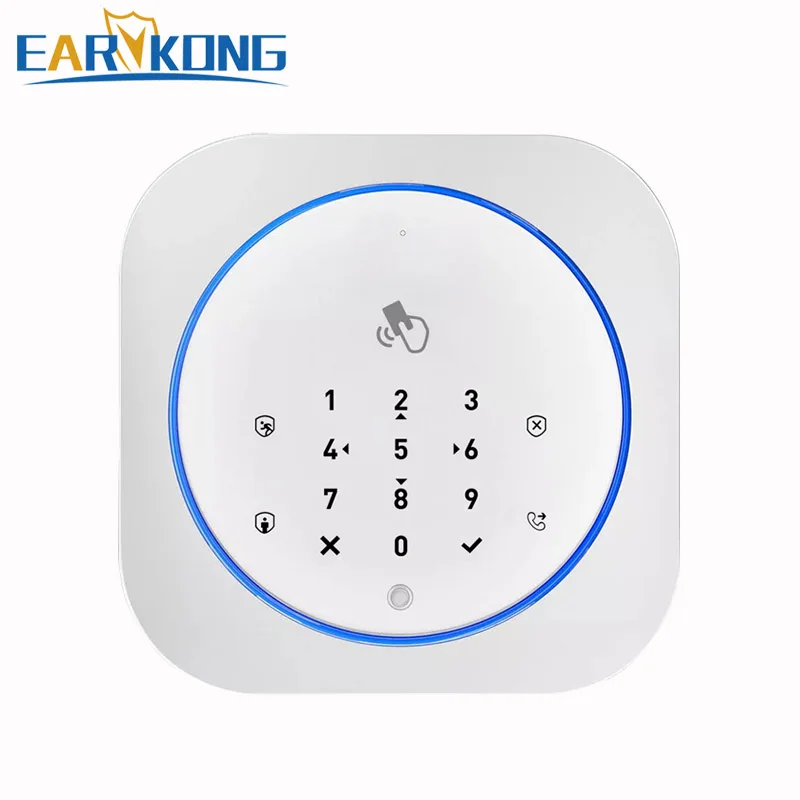 EARYKONG Wireless GSM Alarm System Touch Keyboard RFID Card Home Burglar Alarm System