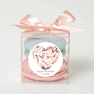 Personalisierte 2-7 cm Aufkleber, benutzerdefinierte Logos, Hochzeiten, Geburtstage, Taufe, Persönlichkeitsbezeichnungen, eigenes Design, Kochen, Geschenktüte, Klebstoff 6 Hauptverkaufsaufkleber Glück - №6