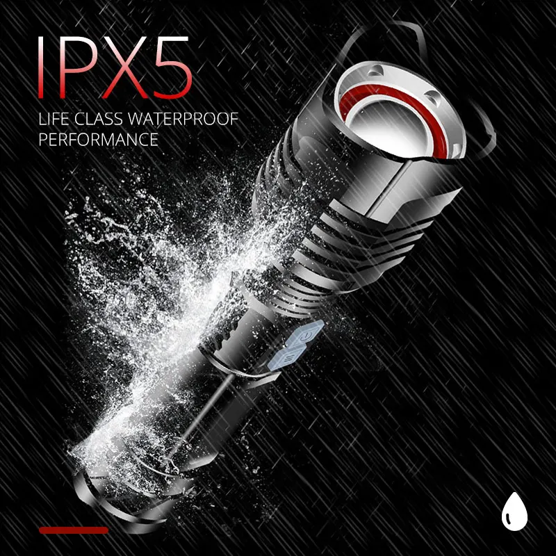 Newest XHP110.2 LED Flashlights Ultra Powerful LED Torch Lights XHP50 Rechargeable Tactical Flashlight Hunting Lantern Zoomable