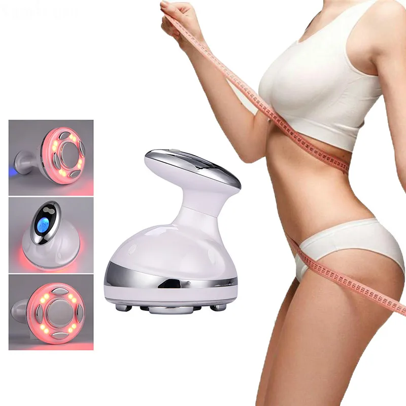 

Portable Ultrasonic Vibration Burn Fat Body Shaping Device 40K RF Cavitation Weight Loss Body Slimming Skin Tighten Massager