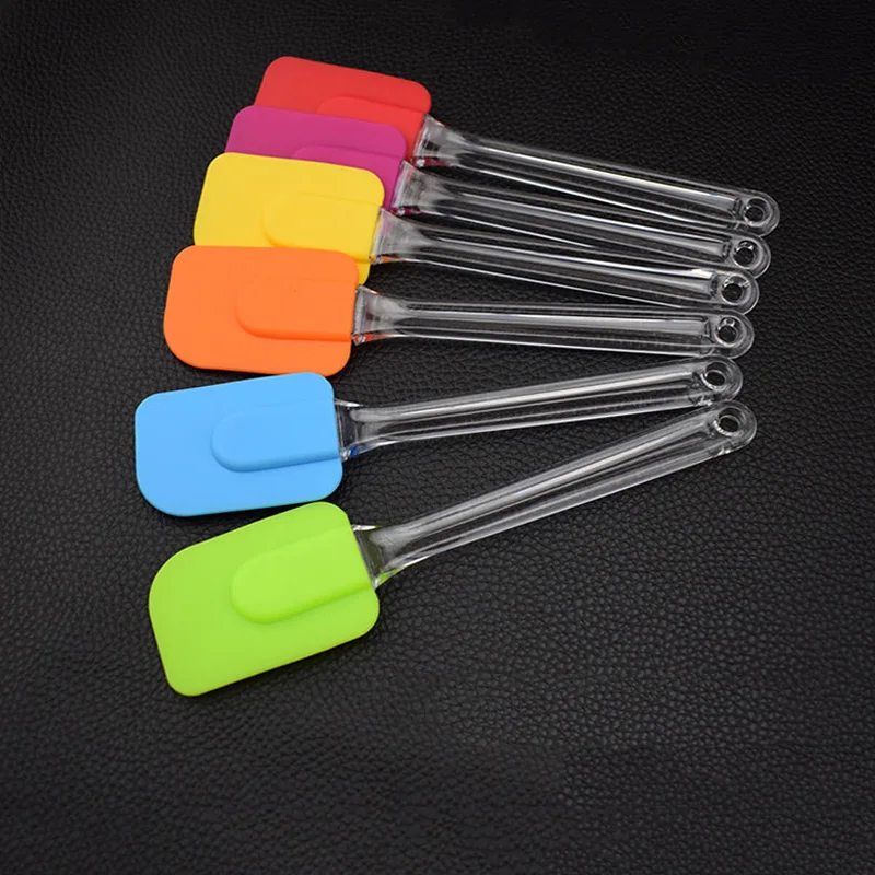 Kitchen utensils, cake baking, high temperature resistant silica gel cream spatula, rubber mixing tool