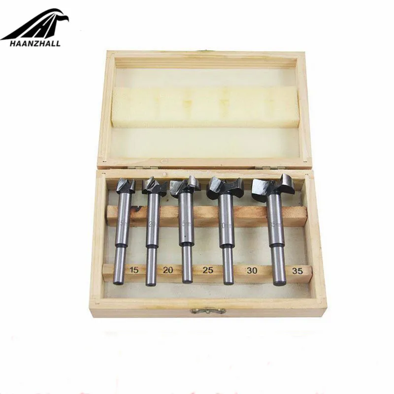 

5/16pcs Wood Forstner Drill Bit Set Woodworking Self Centering Hole Saw Cutter Power Tools Accessories with Storage Box