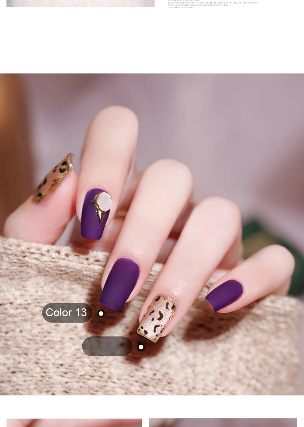 Vendeeni 18 Farben Sommer Gel-Nagellack Semi-Permanenter Bunter UV-Soak-Off Gel-Lack Reiner Farbgel-Lack für Nagelkunst – Detail 9