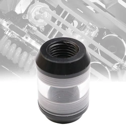 K1KF G1/4'' Inner Thread Water Cooling Flow Meter Filter G1/4 Inner Thread Fine Screen Funnel Shaped Filter Computer Cooling