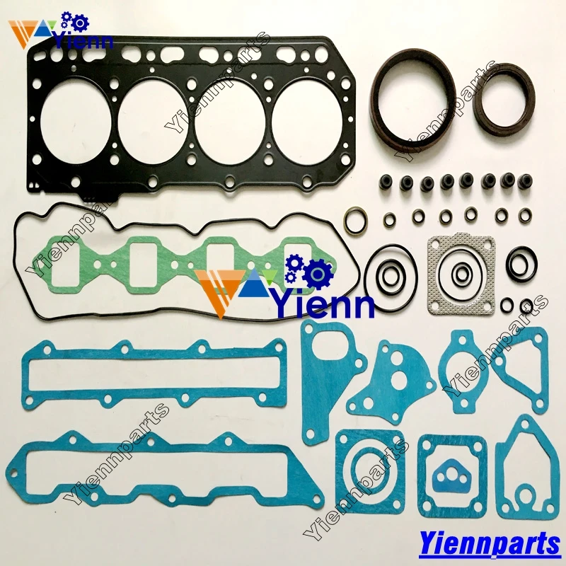 4TNE84 4TNE84-EDS Overhaul Rebuild Kit For Yanmar Diesel Engine Parts Skid Steer Loader DSL601 SK510 SK815 SK820 1340XL