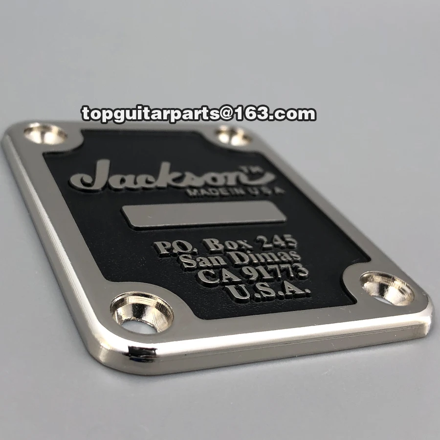 Jack Guitar Neck plate with Screws