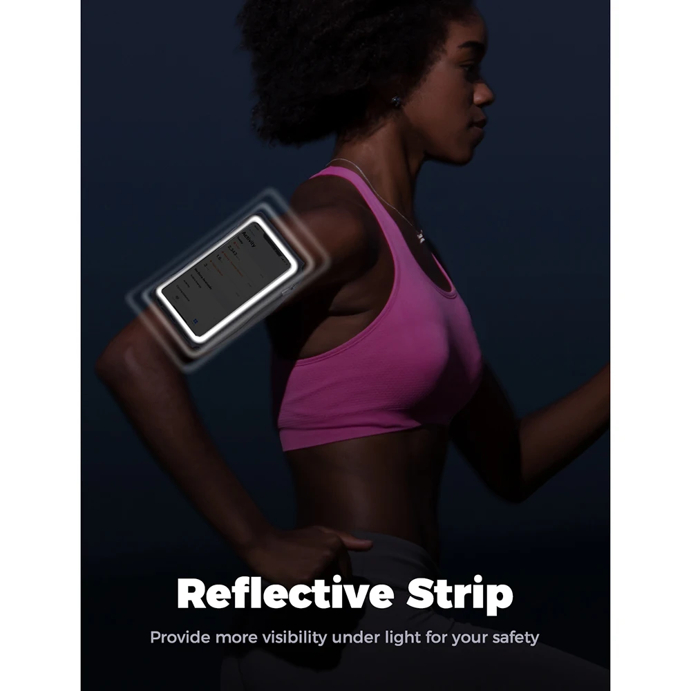 Mpow-شارة هاتف عالمية لهاتف iPhone ، حامل رياضي مع حقيبة AirPods للتشغيل ، iPhone 15 Pro Max ، 14 ، 14 ، 13 ، 12 Pro ، Galaxy S25 ، S24 +