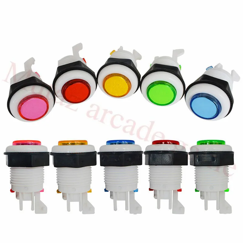 

Arcade Game machine A4 Push Button Switch 28mm P4 Arcade Push Button Durable Multicade MAME HAPP Style button with microswitch