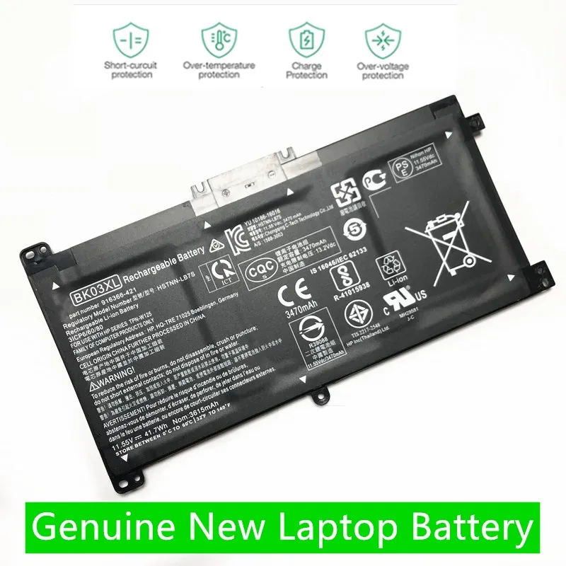 ONEVAN BK03XL 916811-855 916812-855 Battery HP Pavilion X360 convertible 14m-ba0xx 14-ba000 14m-ba013dx 14m-ba011dx 14m-ba1xx