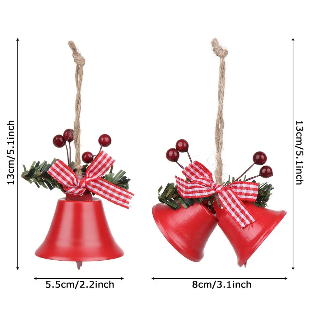 Festival DIY Metalen Hangende Decor Jingle Bells Boomversieringen Kerstklokken