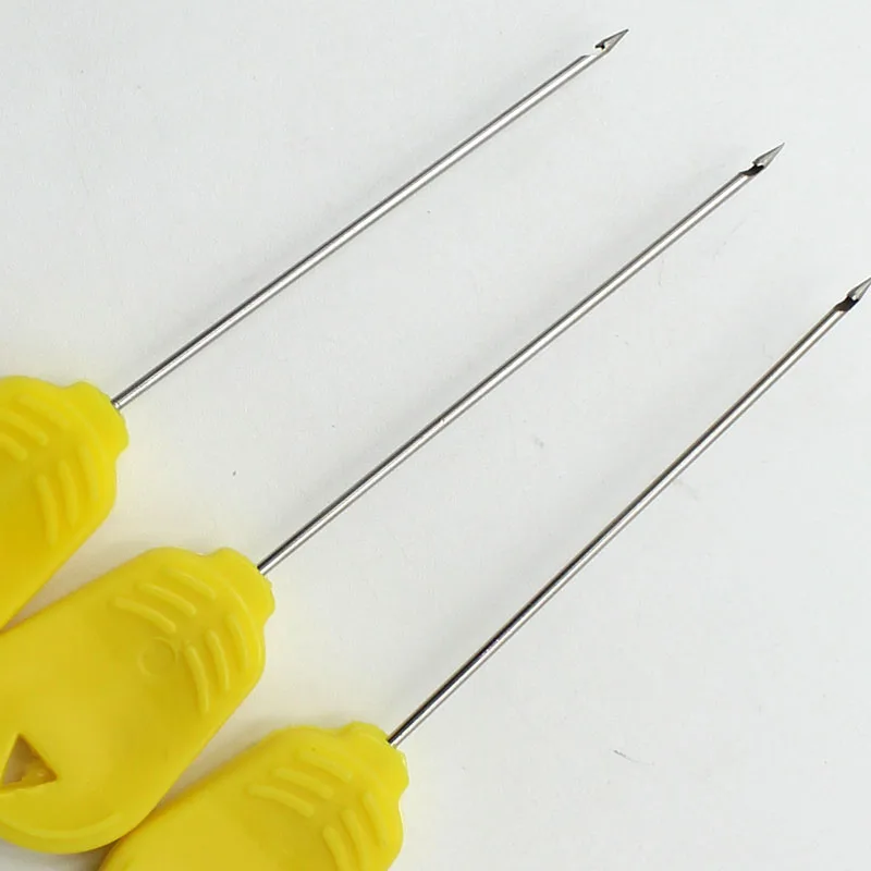 3PCS Carp Fishing Tackle Rigging Baiting Needles Boillie Drill Needle for Fishing Lure Baits Tools