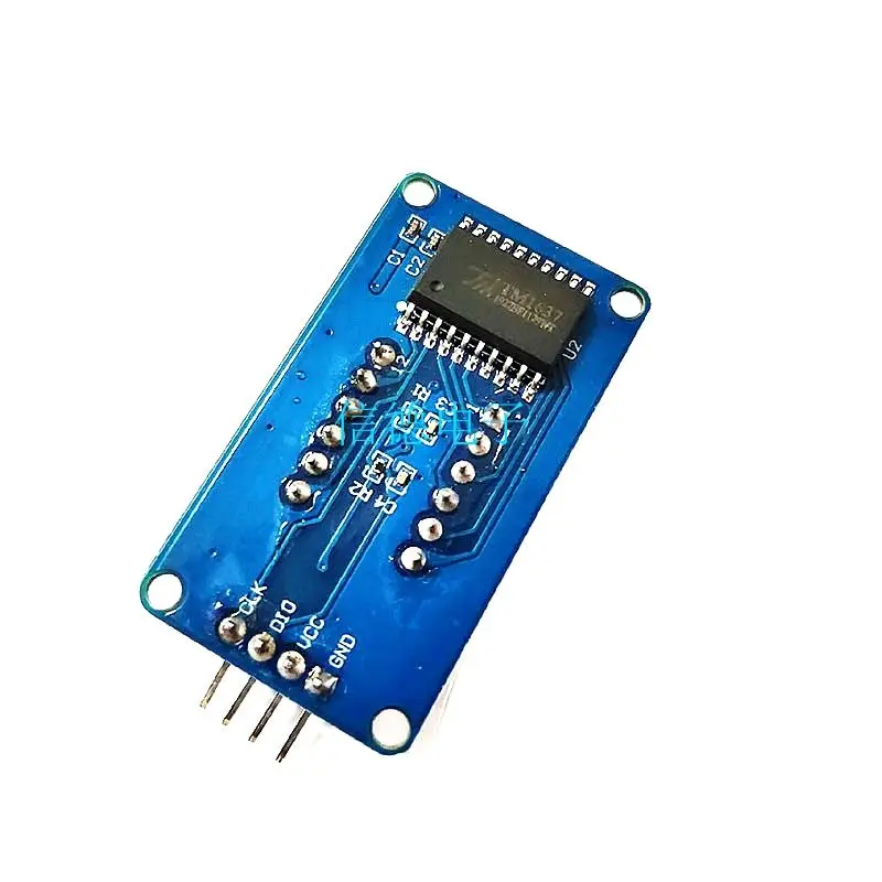 TM1637 4-digit Digital Tube Display Module LED Brightness Adjustable with Clock Dots Accessories Building Blocks