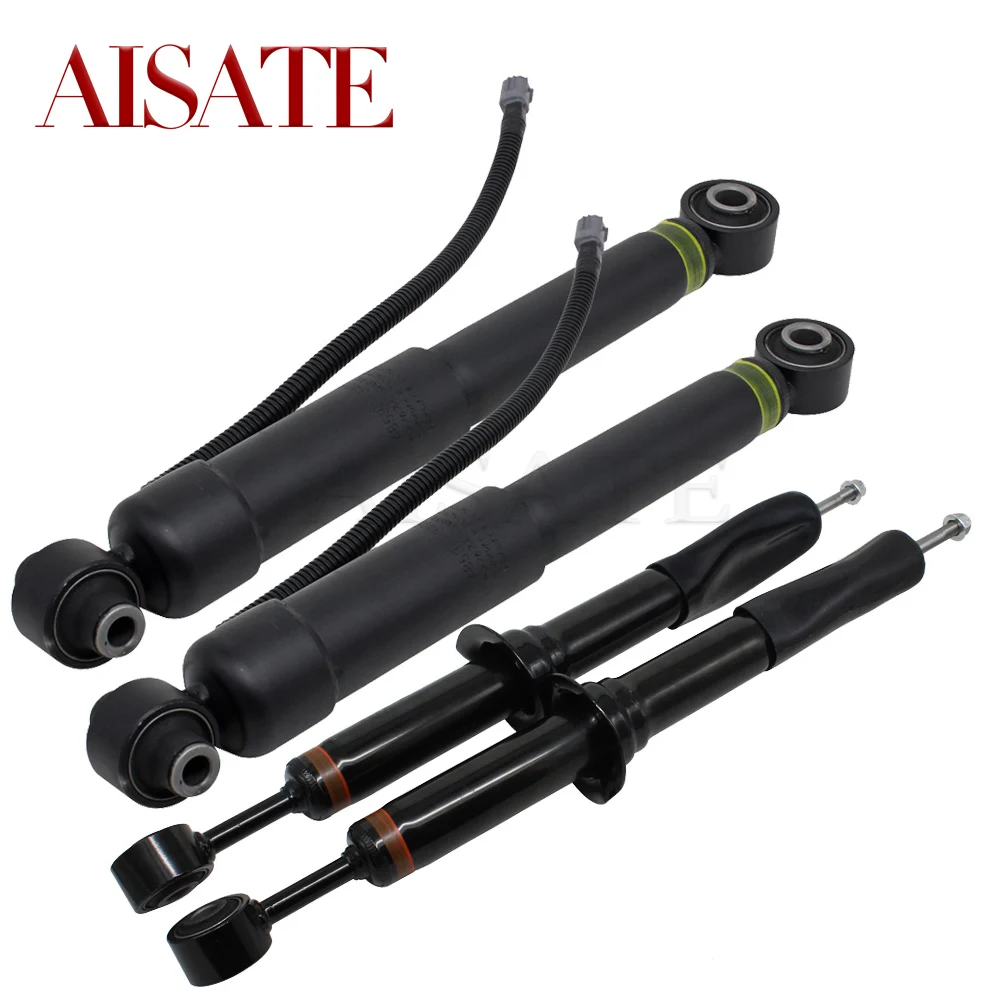 4pcs Front+Rear Air Suspenion Shock for Toyota Sequoia With Sensor 2008-2019 Air Shock Absorber 48530-0C100 48510-34040