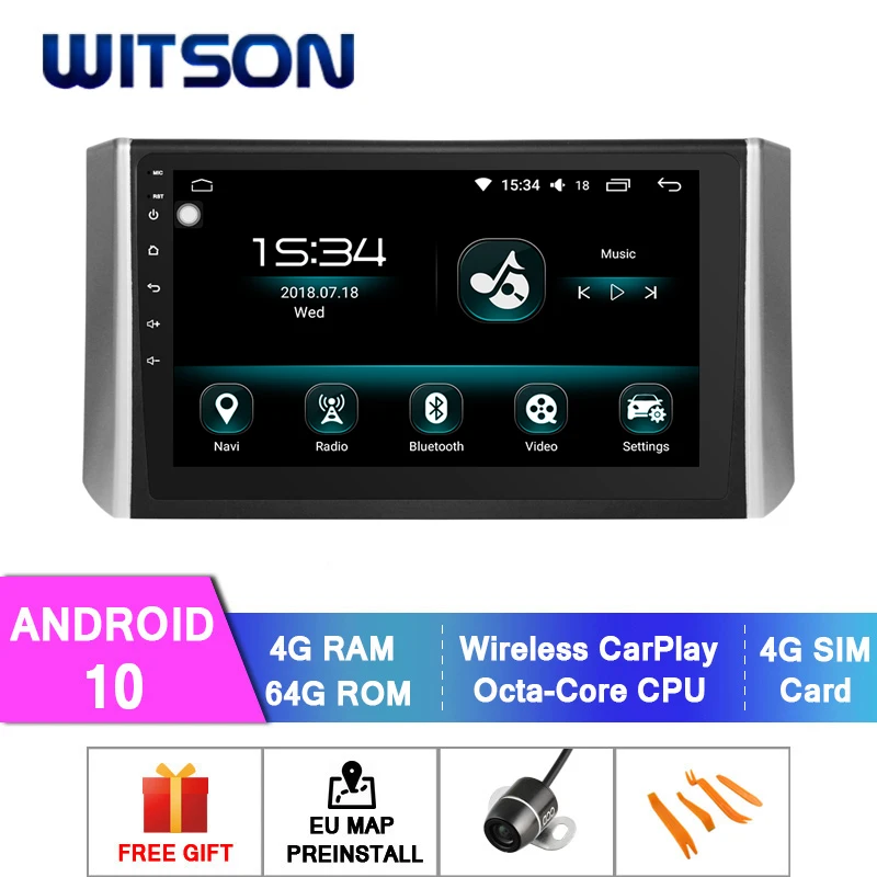 WITSON Android 10.0 4+64GB 9