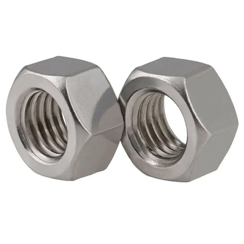 M4~M16 Left and Right Hand Thread Hex Nut Set 304 A2 Stainless Steel Positive and Reverse Thread Hexagon Nuts Kit