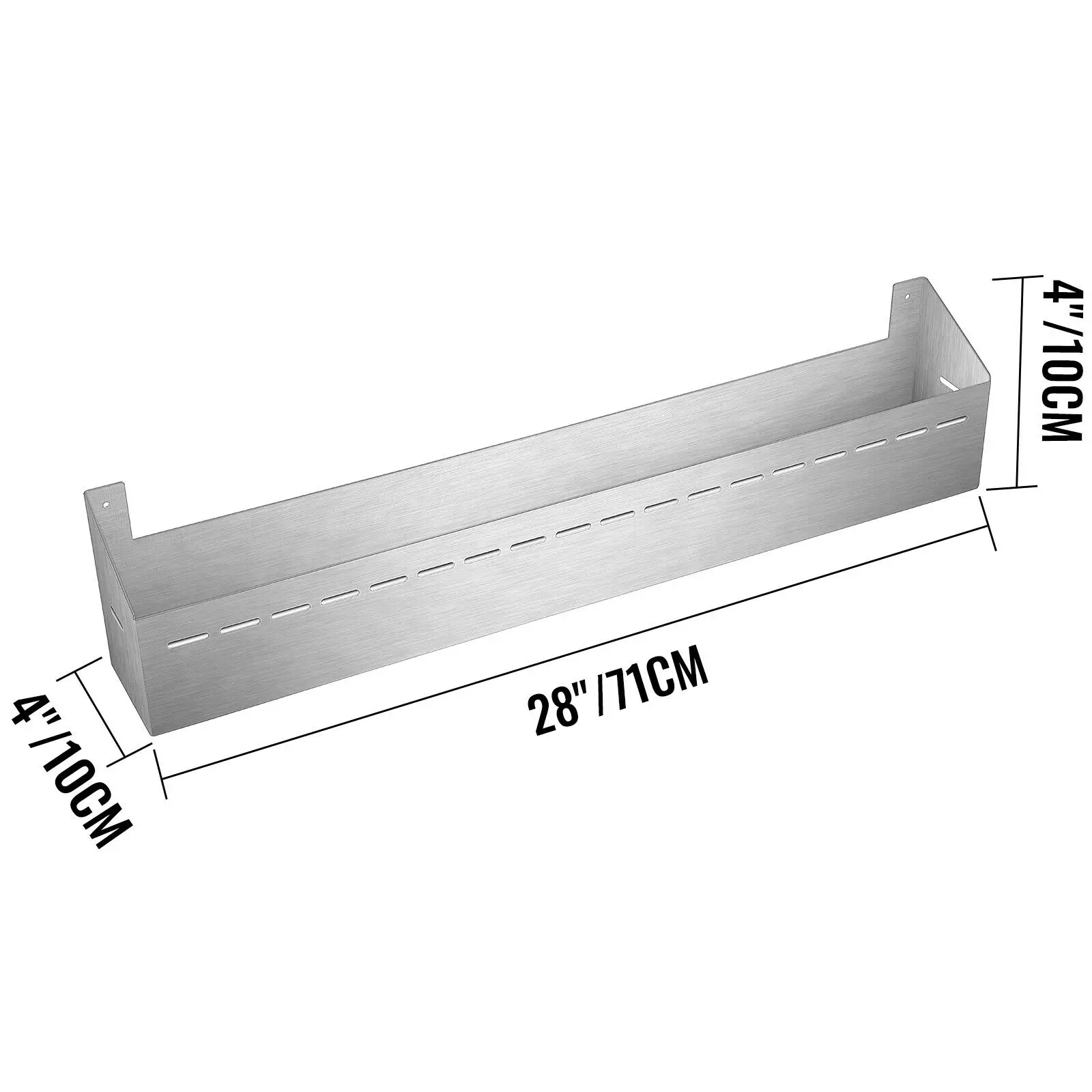 VEVOR 28 Inch Trước Khay Vỉ Nướng Inox Sáng Bóng Dễ Dàng Lắp Đặt Sạch Bền Tinh Tế Ruộng Bậc Thang Sân Ngoài Trời