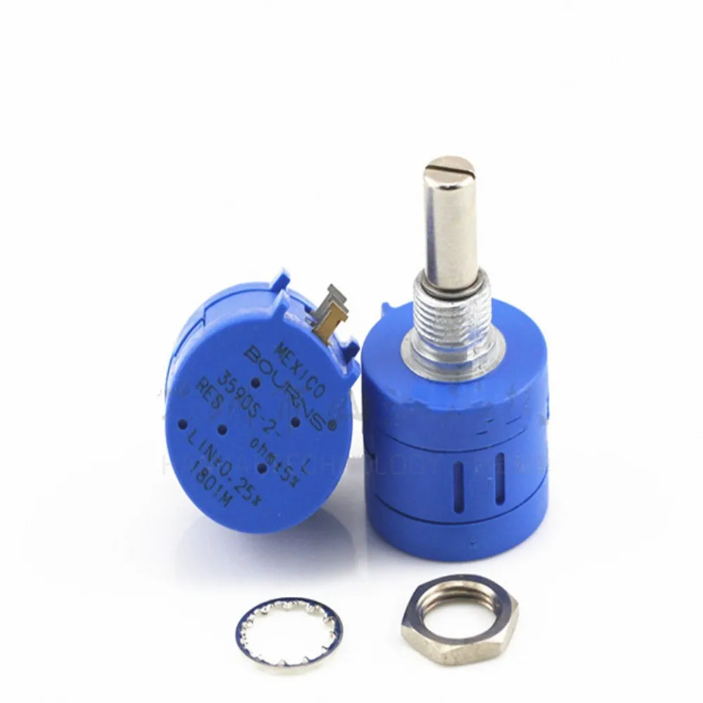 10PCS 3590S Multiturn Potentiometer 500 1K 2K 5K 10K 20K 50K 100K ohm Potentiometer Einstellbarer Widerstand 3590 102 202 502 103 – Detail 4