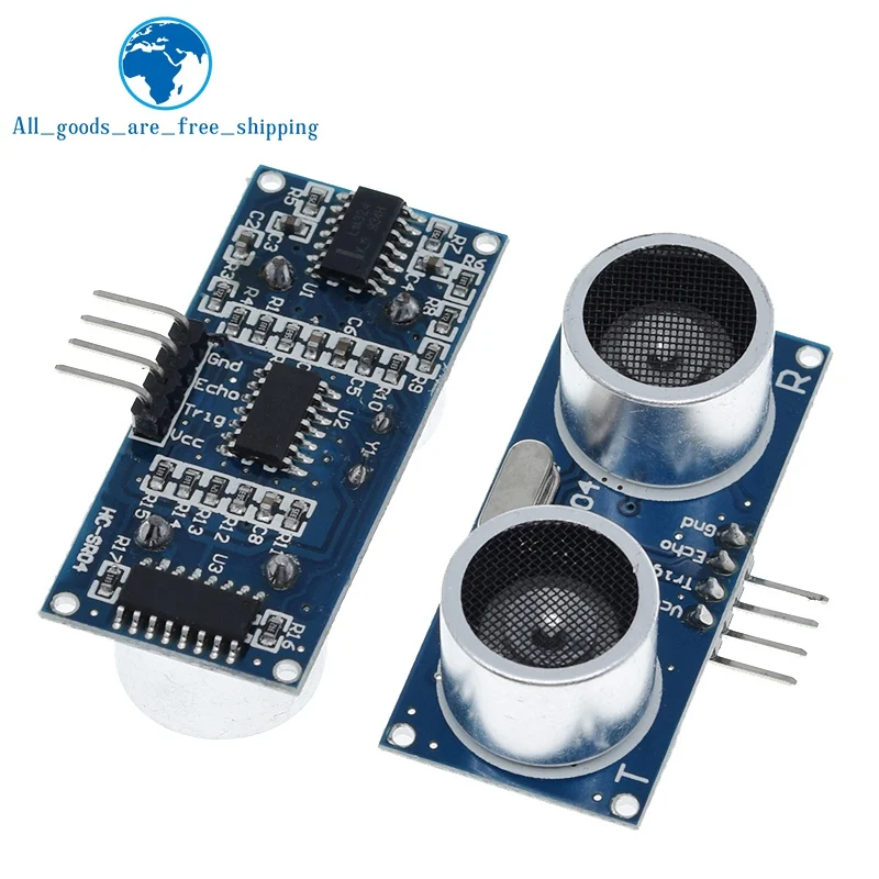 TZT Ultrasonic sensor HC-SR04 HCSR04 to world Ultrasonic Wave Detector Ranging Module HC SR04 HCSR04 Distance Sensor For Arduino