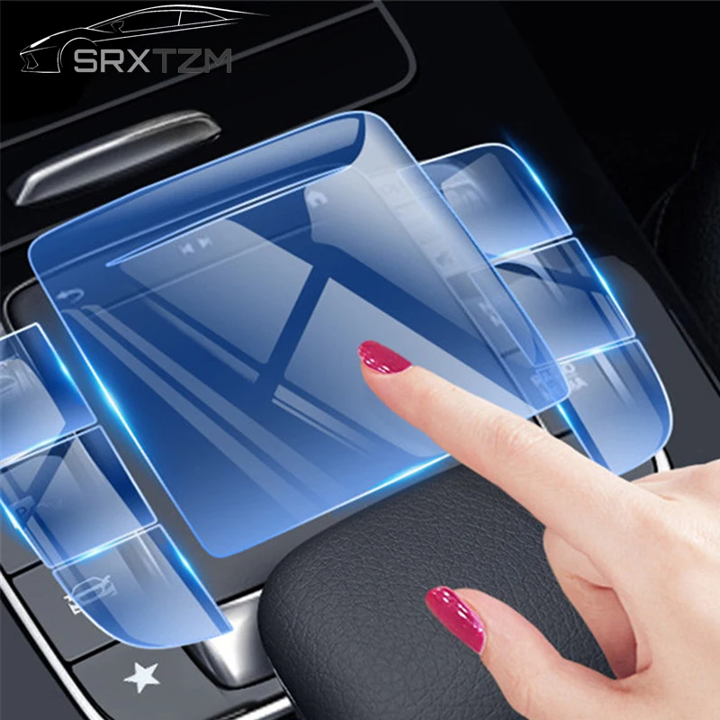 اكسسوارات السيارات لمرسيدس بنز A B CLA GLE GLS GLB الفئة W177 W247 C118 W167 بولي TPU مركز التحكم ماوس واقي للشاشة غطاء #1