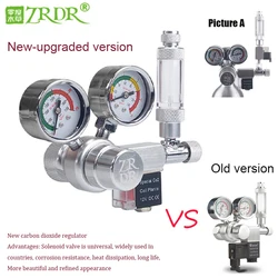 Aquarium CO2 Regulator  Magnetic Solenoid Check Valve Aquarium Bubble Counter Fish Tank Tool Pressure reducing valve