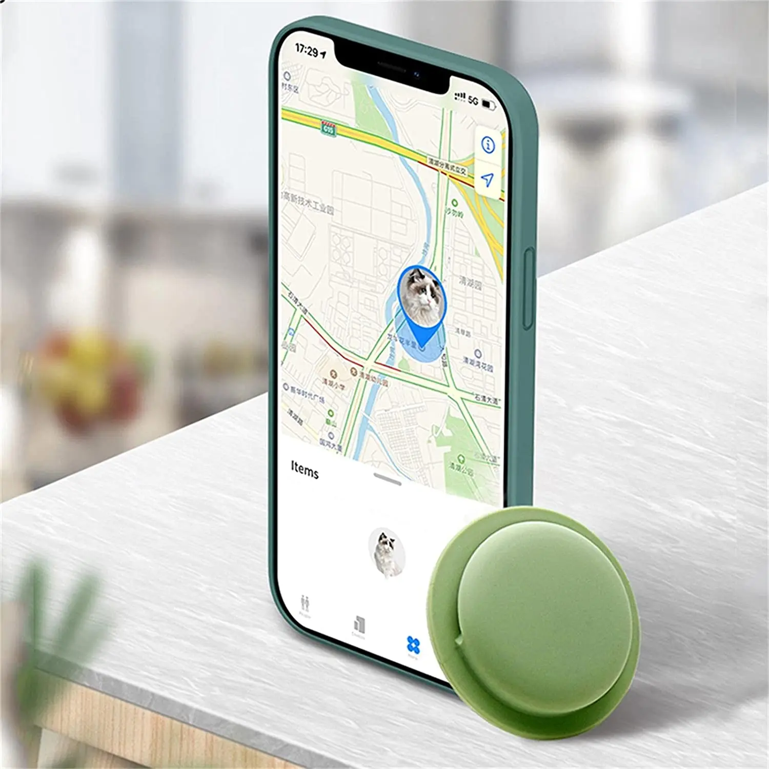 Apple airtagウォレットケース,シリコン保護ケース,落下防止バンパー,キーホルダーケース