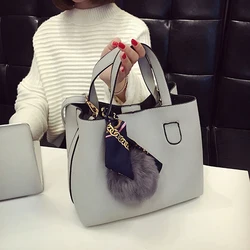 Luxury Soft PU Leather Women Handbag Girls Messenger bag Casual lady date Burgundy Black Bag Two Pieces Female Shoulder Bag