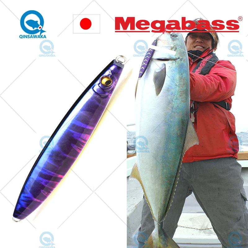 JAPAN Megabass Fishing Lure SLASH BEAT 80g/150g /180g metal jig Saltwater Sea Tackle slow jigging