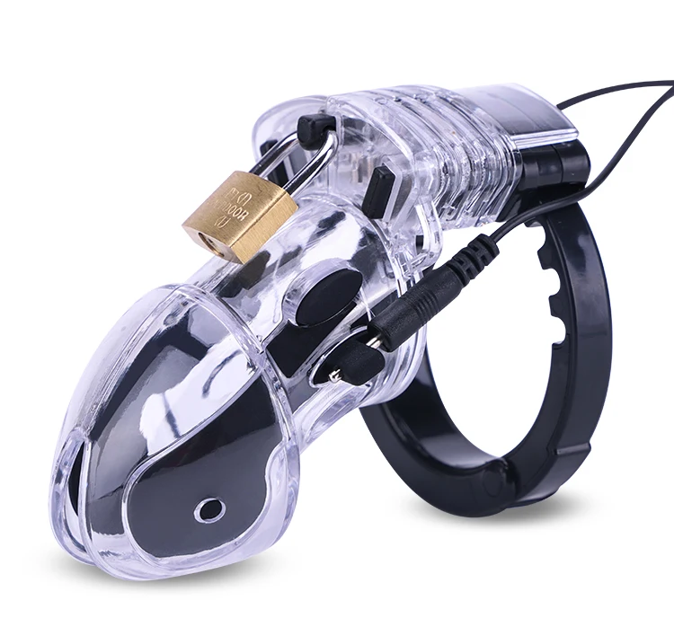 SM Electro Shock Cock Cages Electro Shock CB6000 Chastity Device Electro Shock Male Lock With Cock Ring SM Sex Toys For Men Gay