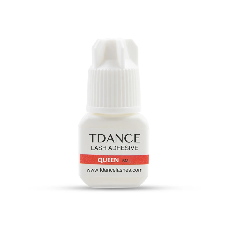Tdance Wimpern kleber 1-2 Sekunden Queen Wimpern verlängerung kleber extra langlebig 5ml schnell trocknender starker falscher Wimpern kleber – Detail 2