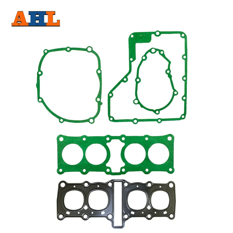 

AHL Motorcycle Parts Head Cylinder gaskets Stator Engine Cover Gasket Kit For Yamaha FZR250 FZR250R FZR250RR 3LN 1HX replacement