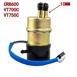 High quality New 10mm Tube 12v Universal Motorcycle Bike Fuel Pump For CBR600F CBR600F2 CBR600F3 CBR600F4 1987-2000