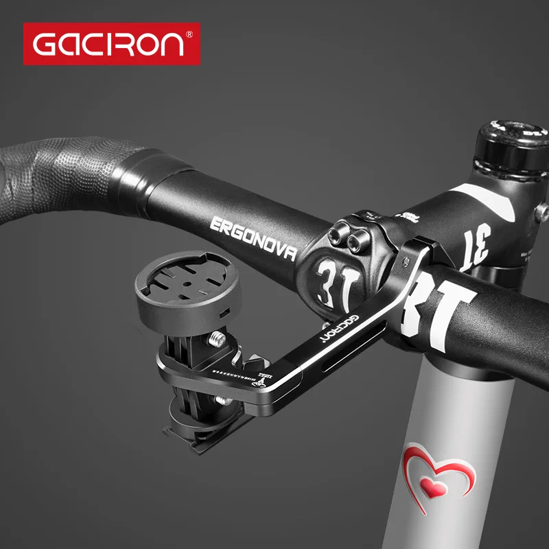 

GACIRON Aluminum Engineering Nylon Road Bike Mount Bracket Multifunction Camera\Bicycle computer Holder Adjustable Handlebar