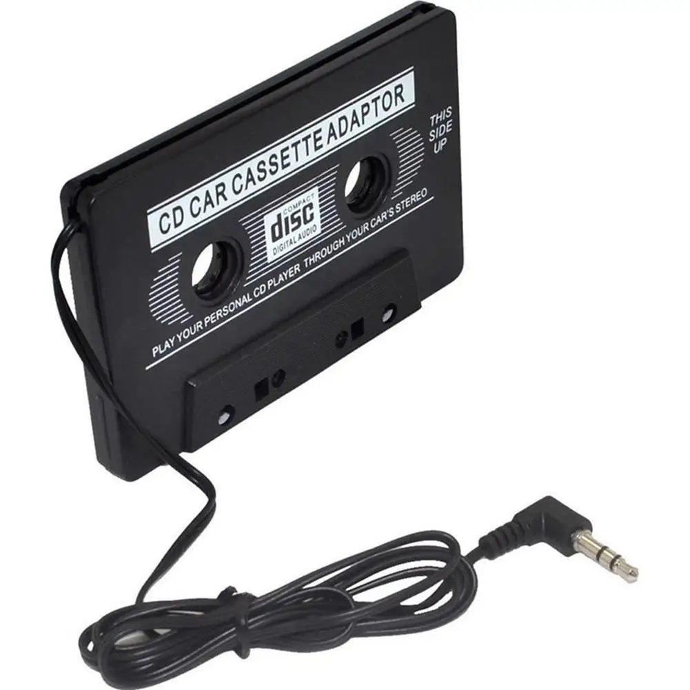 3.5mm Jack Car AUX Cassette Tape Adapter Audio MP3/MD/CD/VCD/DVD/PDA Digital Music Phone Radio Converter Auto Accessories