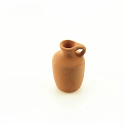 1Pcs 1/12 Dollhouse Miniature Accessories Mini Ceramic Flowerpot Simulation Vase Model for Doll House Decoration ob11