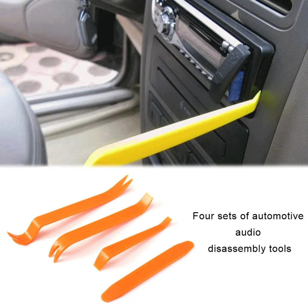 Car Disassembly Tool Audio Cd Interior Door Panel Removal Modified Rocker Tool Installation And Maintenance Tools 4 Sets