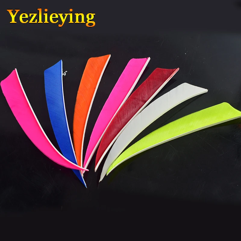 Fletching plumas de pavo para flechas – 50 uds artesanal - imagen 4