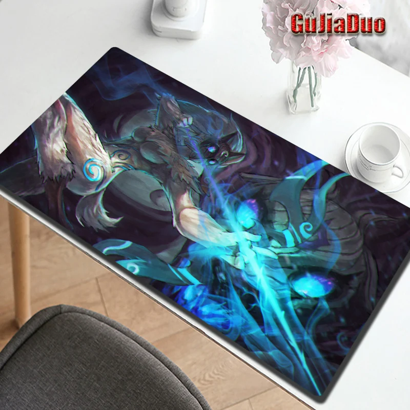 League Of Legends Kindred Alas Mouse Besar Gamer Laptop Keyboard Meja Tikar Gaming Aksesori Anime Mousepad untuk LOL/Dota2