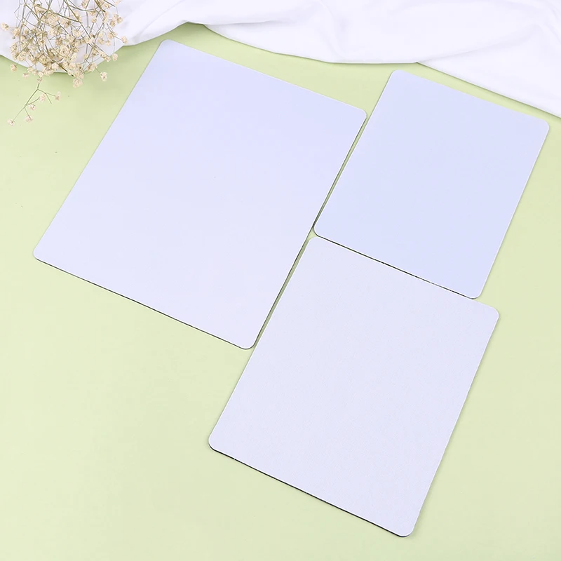 White Rubber Mouse Pad para laptop, computador, tablet, PC