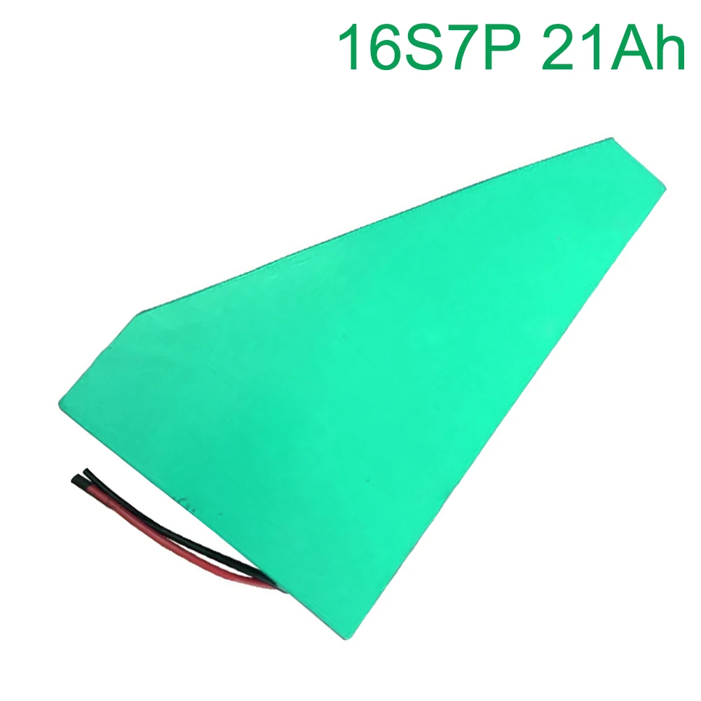 60V 21Ah 16S7P 18650 Li-ion Battery electric two Three wheeled motorcycle bicycle  ebike 330*310*200*70*70*45mm