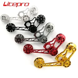 Litepro For Brompton Chain Tensioner Guide Wheel Tension Device Aluminum Alloy CNC Chain Tension Adapter