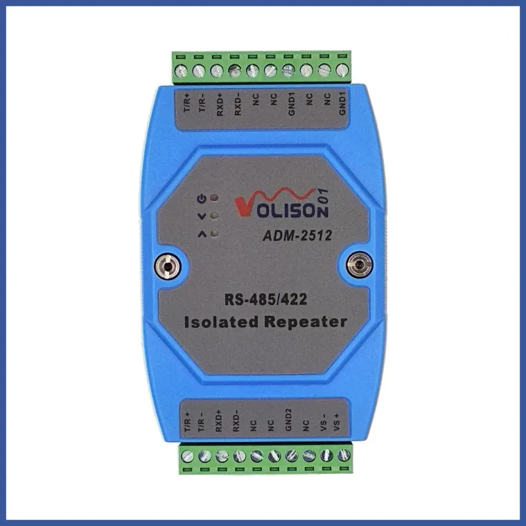 NEW ADM-2512 Optical isolation rs485 repeater rs485/422 amplifier rs422 to 485 isolator industrial grade